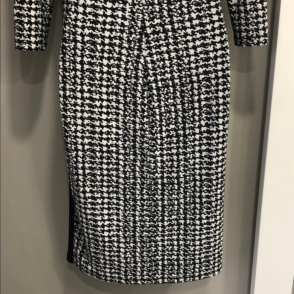 Ralph Lauren Black & White Houndstooth Dress – Women’s Size 6 – Stretch – Lined - Picture 9 of 13